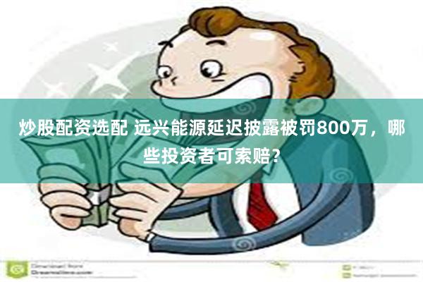 炒股配资选配 远兴能源延迟披露被罚800万，哪些投资者可索赔？